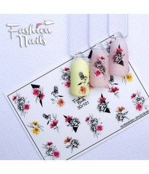 3D Слайдер Fashion Nails №101